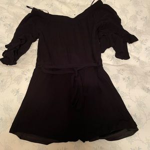 Off shoulder romper